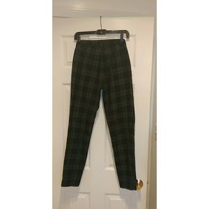 Dangerfield Green Plaid Pants